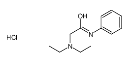 (2-anilino-2-oxoethyl)-diethylazanium,chloride Structure