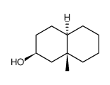 trans-10-methyl-2β-decalinol结构式