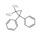 Benzene,1,1'-(2,2-dimethylcyclopropylidene)bis- Structure