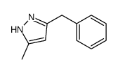 3-benzyl-5-methyl-1H-pyrazole结构式