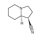 1-Indolizinecarbonitrile,octahydro-,(1R,8aR)-(9CI)结构式