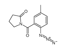 1-(2-azido-5-methylbenzoyl)pyrrolidin-2-one Structure