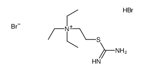 2-(C-azaniumylcarbonimidoyl)sulfanylethyl-triethylazanium,dibromide Structure