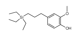 2-methoxy-4-(3-(triethylsilyl)propyl)phenol Structure