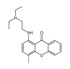 1-[2-(diethylamino)ethylamino]-4-methylxanthen-9-one结构式