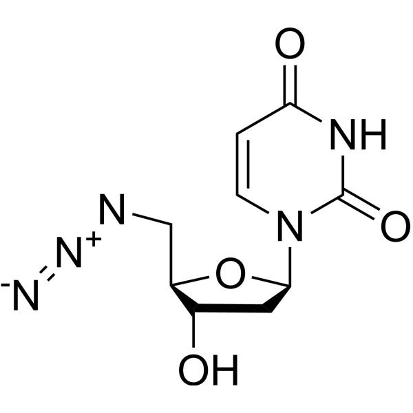 5’-Azido-2’,5’-dideoxyuridine Structure