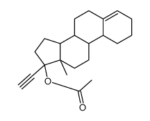19-Norpregn-4-en-20-yn-17-ol, acetate, (17alpha)-结构式