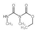 ethyl N-methyl-N-(methylcarbamoyl)carbamate结构式
