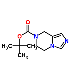 5,6-二氢咪唑并[1,5-a]吡嗪-7(8H)-羧酸叔丁酯结构式