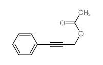 3-phenylprop-2-ynyl acetate结构式