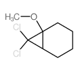 7,7-dichloro-1-methoxy-norcarane Structure