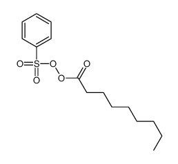 benzenesulfonyl nonaneperoxoate Structure