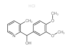 (3,4-dimethoxyphenyl)-(3-methylpyridin-2-yl)methanol structure