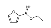 furan-2-carboxylic acid ethyl imino ester Structure