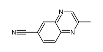 6-Quinoxalinecarbonitrile,2-methyl- structure