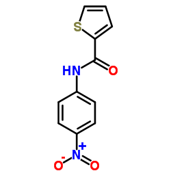 N-(4-NITROPHENYL)-2-THIENYLFORMAMIDE structure