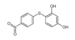 4-(4-nitro-phenylsulfanyl)-resorcinol结构式