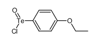 4-Ethoxyphenyltellurium oxochloride Structure