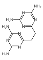 6-[2-(4,6-diamino-1,3,5-triazin-2-yl)ethyl]-1,3,5-triazine-2,4-diamine结构式