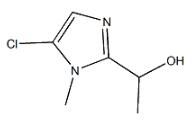 1-(5-chloro-1-methylimidazol-2-yl)ethanol Structure