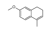 7-methoxy-4-methyl-1,2-dihydronaphthalene结构式