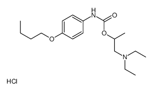 2-[(4-butoxyphenyl)carbamoyloxy]propyl-diethylazanium,chloride结构式