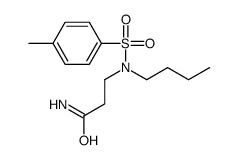 3-[butyl-(4-methylphenyl)sulfonylamino]propanamide结构式