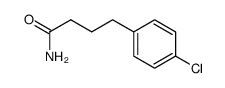 4-(4-Chlorophenyl)butyric acid amide结构式