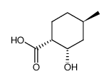 (1R,2S,4R)-2-Hydroxy-4-methylcyclohexanecarboxylic acid结构式