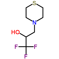 1,1,1-Trifluoro-3-(4-thiomorpholinyl)-2-propanol结构式