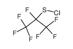 heptafluoropropane-2-sulphenic acid chloride Structure