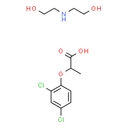 bis(2-hydroxyethyl)ammonium 2-(2,4-dichlorophenoxy)propionate Structure