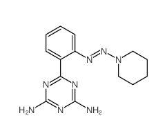 6-[2-(1-piperidyldiazenyl)phenyl]-1,3,5-triazine-2,4-diamine picture