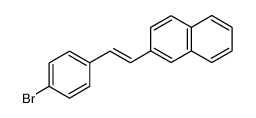 (E)-1-(4-bromophenyl)-2-(2-naphthyl)ethylene结构式