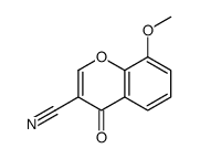 8-methoxy-4-oxochromene-3-carbonitrile Structure