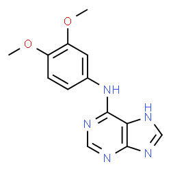 N-(3,4-dimethoxyphenyl)-9H-purin-6-amine picture