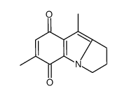 4,7-dimethyl-2,3-dihydro-1H-pyrrolo[1,2-a]indole-5,8-dione结构式