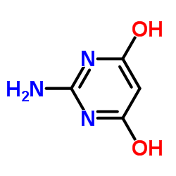2-Amino-6-hydroxypyrimidin-4(3H)-one structure