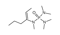 [(Z)-2-hexen-3-yl]pentamethyl phosphoric triamide Structure