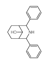 3-Azabicyclo[3.3.1]nonan-9-ol,2,4-diphenyl-结构式