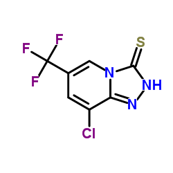 8-CHLORO-6-(TRIFLUOROMETHYL)[1,2,4]TRIAZOLO[4,3-A]PYRIDINE-3-THIOL picture