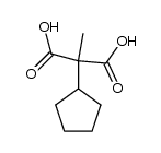 cyclopentyl-methyl-malonic acid结构式