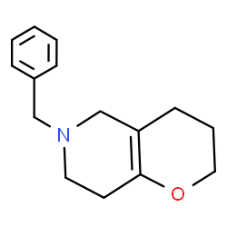 6-苄基-3,4,5,6,7,8-六氢-2H-吡喃并[3,2-C]吡啶结构式