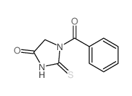 4-Imidazolidinone, 1-benzoyl-2-thioxo- (9CI)结构式