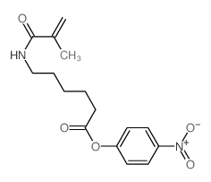 (4-nitrophenyl) 6-(2-methylprop-2-enoylamino)hexanoate picture