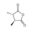 Dgthreo-2,3-dimethyl-succinic acid-anhydride结构式