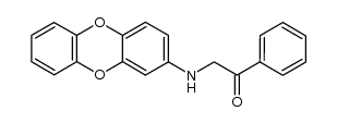 2-dibenzo[1,4]dioxin-2-ylamino-1-phenyl-ethanone Structure