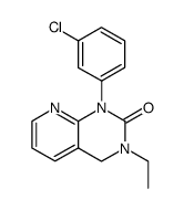 1-(3-chloro-phenyl)-3-ethyl-3,4-dihydro-1H-pyrido[2,3-d]pyrimidin-2-one Structure