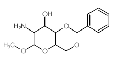 3-amino-4-methoxy-9-phenyl-5,8,10-trioxabicyclo[4.4.0]decan-2-ol structure