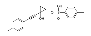 4-methylbenzenesulfonic acid,1-[2-(4-methylphenyl)ethynyl]cyclopropan-1-ol结构式